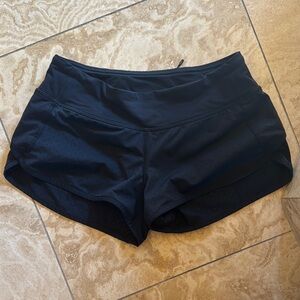 Black Women's Lululemon Athletic Shorts